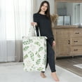 thumbnail image 4 of Botanical Green Foldable Laundry Hamper with Handles Boy or Girl Gender Neutral Unisex by Sweet Jojo Designs, 4 of 6