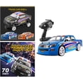 thumbnail image 4 of 1:10 RC Car 4WD Vehículo De Control Remoto De Alta Velocidad Para Ni?os, Ni?os, Adolescentes, Azul Sunnimix Coches RC 1/10, 4 of 8