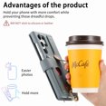 thumbnail image 5 of ELEHOLD Case for Samsung Galaxy S23 Ultra, RFID Blocking Zipper Leather Wallet Stand Case with Card Slot & Wrist Strap & Ring Holder,Blue, 5 of 10