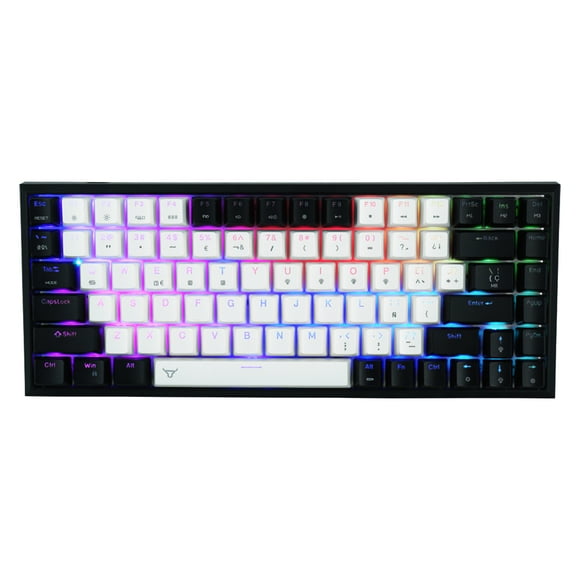 Teclado Batauro Boskar Mecánico Switch Blue 75% Inalámbrico RGB Español