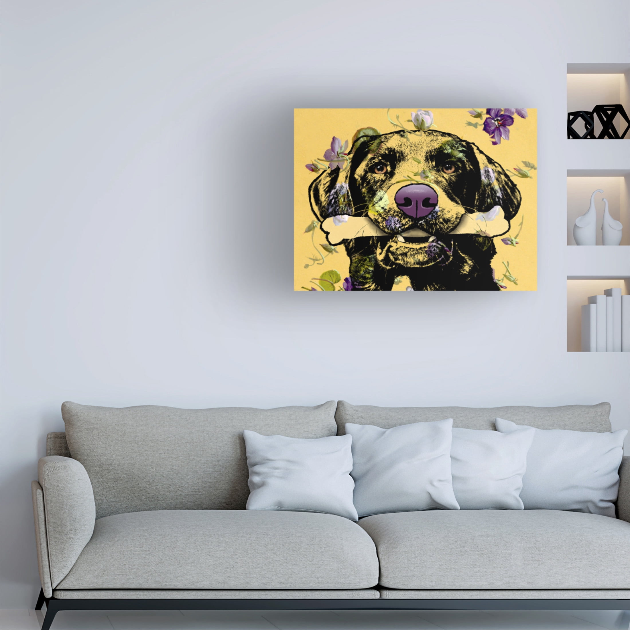 Canvas Wall Art - Dean Russo 'Give' Wall Art for Living Room, Bedroom, or Office Décor by Trademark Fine Art - 24 x 18 Inches