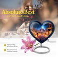 thumbnail image 5 of Enchanted Eve Of Lights Small Urns For Ashes - Heart Urn For Human Ashes Men - Haven - Cosmic Urn For Celestial Dreams - Infinite Ashes Journey (3inch,1pcs), 5 of 5