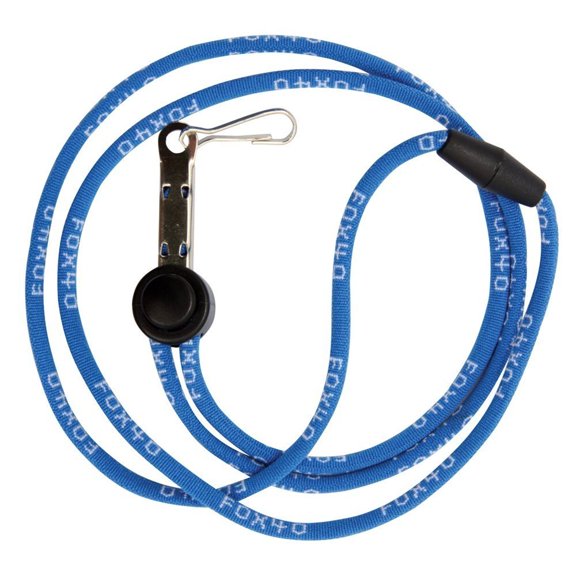 Silbato de seguridad deportivo Lanyard Fox 40 Breakaway, azul