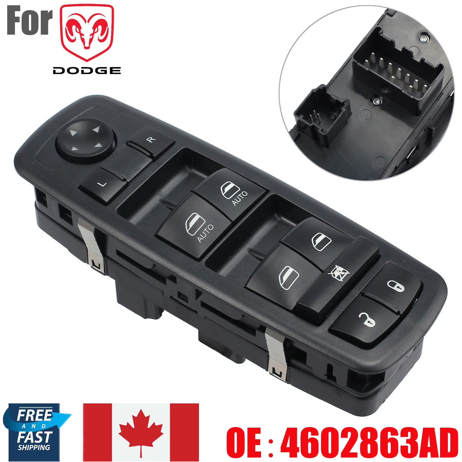 Interior Power Window Switch Replacement Fits For 2009 10