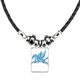 thumbnail image 1 of caballo azul ala animal art en grano collar a mano colgante de cuerda de cuero Unbranded M, 1 of 3
