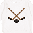 thumbnail image 3 of Inktastic Sports Hockey Sticks Toddler Sweatshirt, 3 of 4