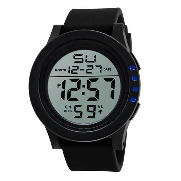 Reloj deportivo para hombre, relojes para hombre, reloj de cuarzo digital LED, reloj de moda, reloj deportivo militar para hombre.