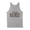 Grey, variant on Dialysis Nurse Leopard Print Tank Top Unisex Large White