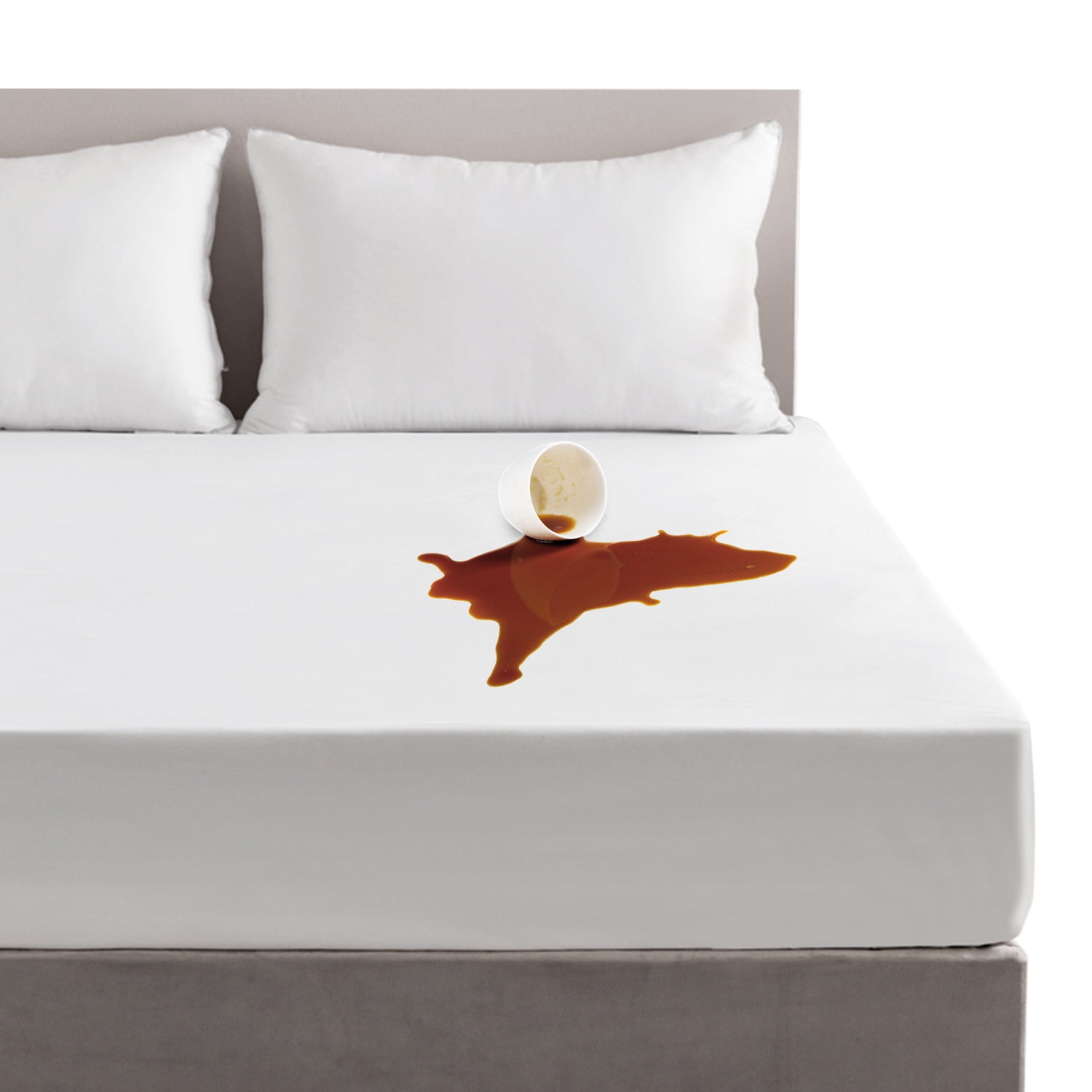 Sanmadrola Cotton Waterproof Mattress Protector Organic Noiseless Cover