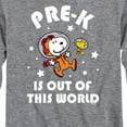 thumbnail image 3 of Peanuts - Pre K is Out of This World - Toddler And Youth Long Sleeve Graphic T-Shirt, 3 of 6