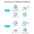 thumbnail image 3 of Ultrathin Food Grade Silicone Travel Foldable Electric Kettle Variable Temperature Control with Travel Bag, Dual Voltage & Auto Shut off & Boil Dry P, 3 of 8