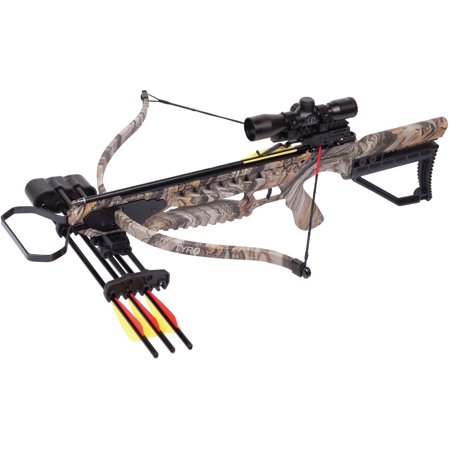 CenterPoint Archery TYRO Recurve Crossbow 245 FPS Kit with 4x32mm Scope AXRT175CK4X