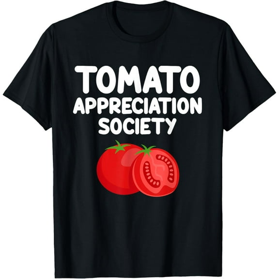 Tomato Appreciation Society Red Vegetable Eat Clean Healthy T-ShirtMen's and women's short-sleeved pure cotton shirts