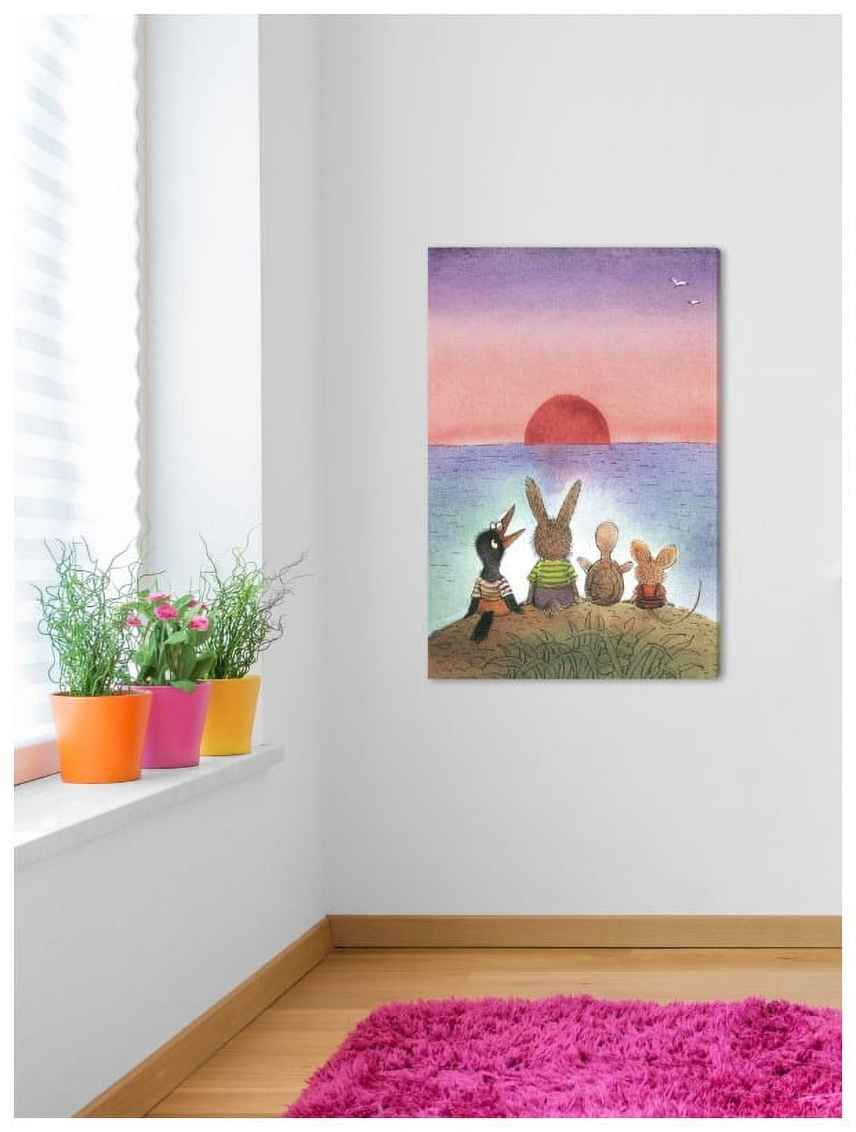 Marmont Hill "Sunset" by Curtis Painting Print on Canvas