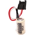 thumbnail image 2 of (2Pcs) CR14250SE 1/2AA 3V for FDK PLC Battery 1747-BA Backup Power Supply, 2 of 5