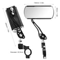 thumbnail image 3 of Rétroviseur de Bicyclette avec Miroir Rotatif Réglable, Rétroviseur Grand-Angle, Rétroviseur de Sécurité en Alliage d'Aluminium, 3 of 8
