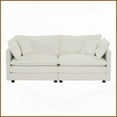 thumbnail image 4 of Green Chenille Modular U-Shaped Sectional Sofa with Reversible Chaise and Double Ottomans – Ideal for Living Room, 4 of 11