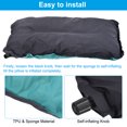 thumbnail image 4 of Unique Bargains Inflatable Pillow, Camping Travel Pillow with Storage Pouch Eye Masking, Blue, 4 of 7