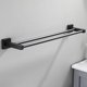 thumbnail image 2 of Toallero de baño, toallero de pared (negro, 50 cm), 2 of 5