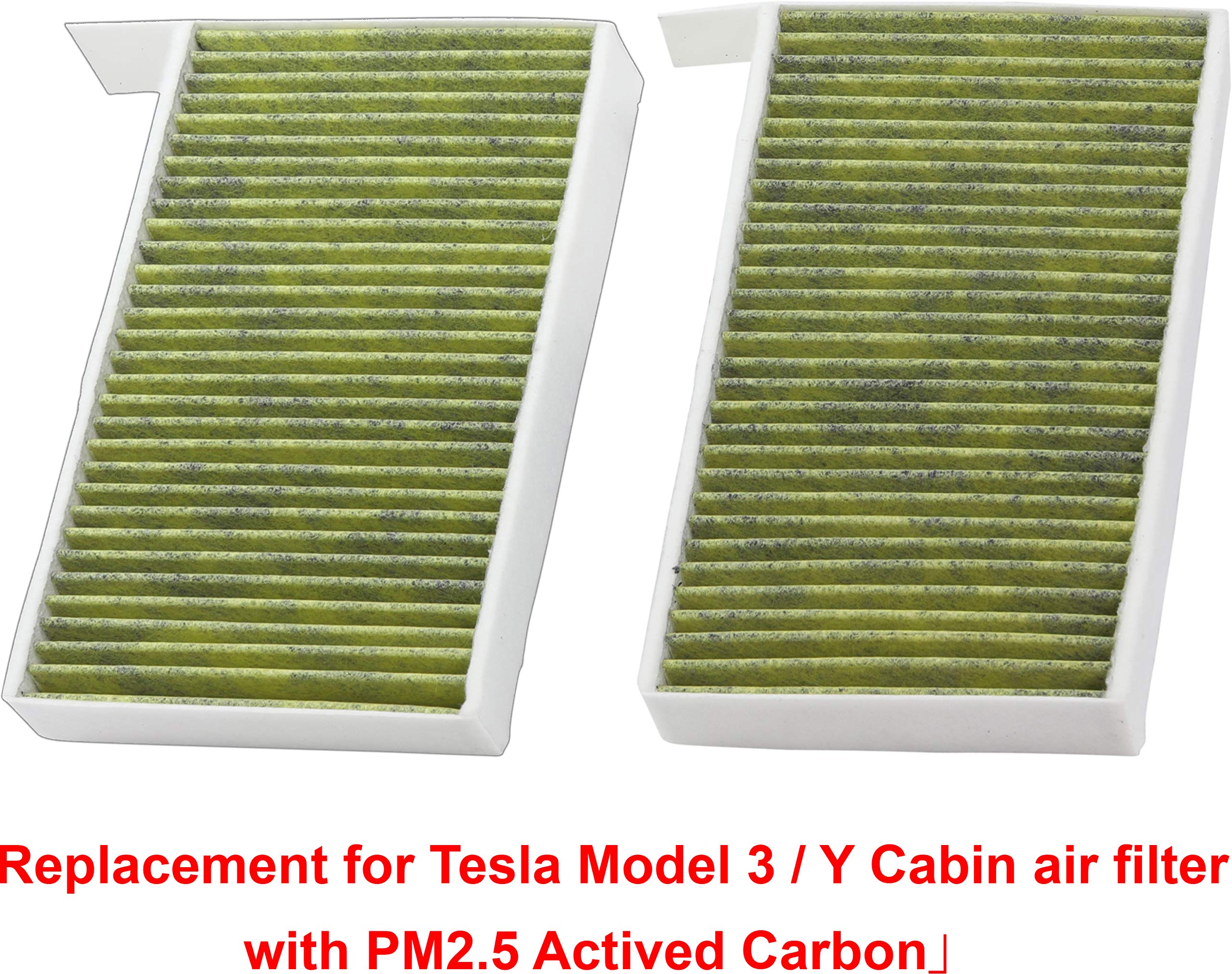 EPAuto CP681 (1107681-00-A) Cabin Air Filter includes Activated Carbon Replacement for Tesla Model 3 / Model Y - image 2 of 3