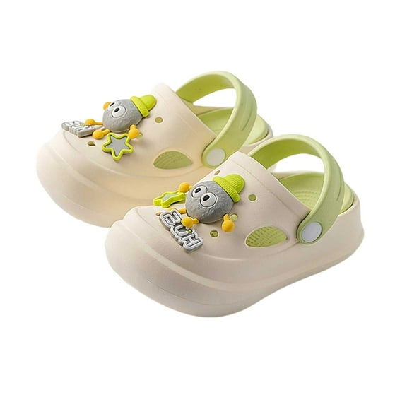 MEZZALL Children Summer Clog Shoes Boys Girls Garden Shoes For Outdoor Wear Toddler Kids Closed Toe Sandals Soft Prewalker
