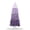 Purple, variant on Gradient Pre-Lit Pencil Christmas Tree - 7.5 ft Flocked Slim Artificial Tree, Purple Ombre, 2-Color LED Lights, for Small Spaces