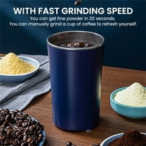 VBVC Coffee Grinder Electric,200W Grinder Herb Grinder Coffee Beans Grinder Electric for Spices,Herbs,Nut with Brush