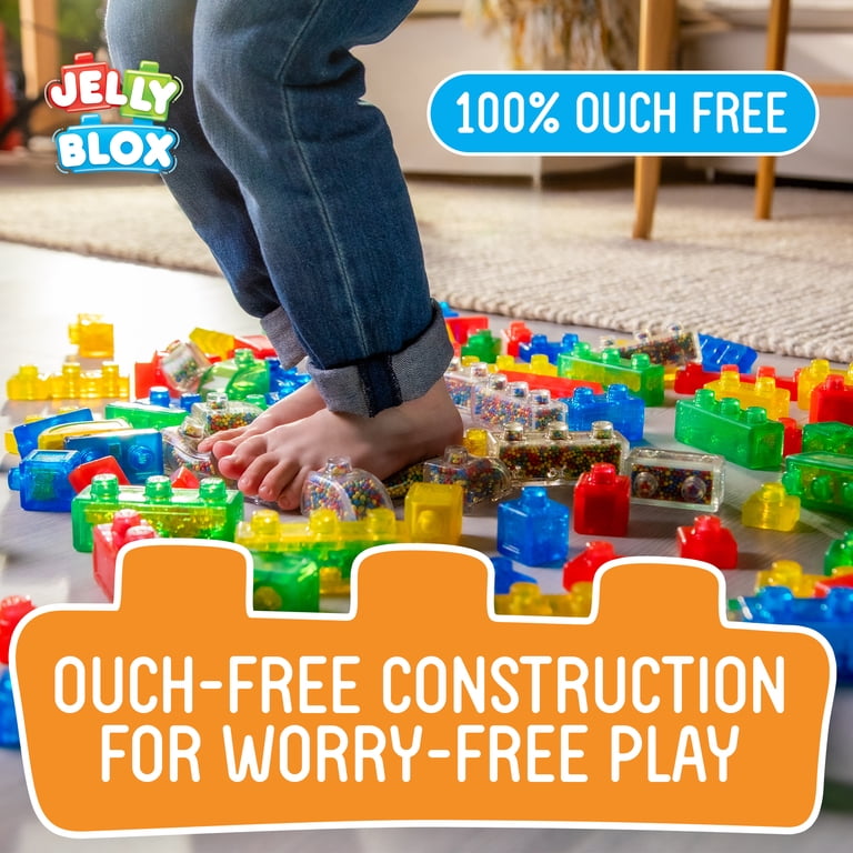 Jelly Blox Creative Kit, 20 Squishy Building Blocks photo 6