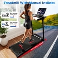 thumbnail image 2 of Tomile Tapis Roulant Électrique Pliable pour la Maison, Tapis Roulant Portable 3,0 HP avec Inclinaison pour la Course et l'Exercice, Capacité de 300 lb, 2 of 8