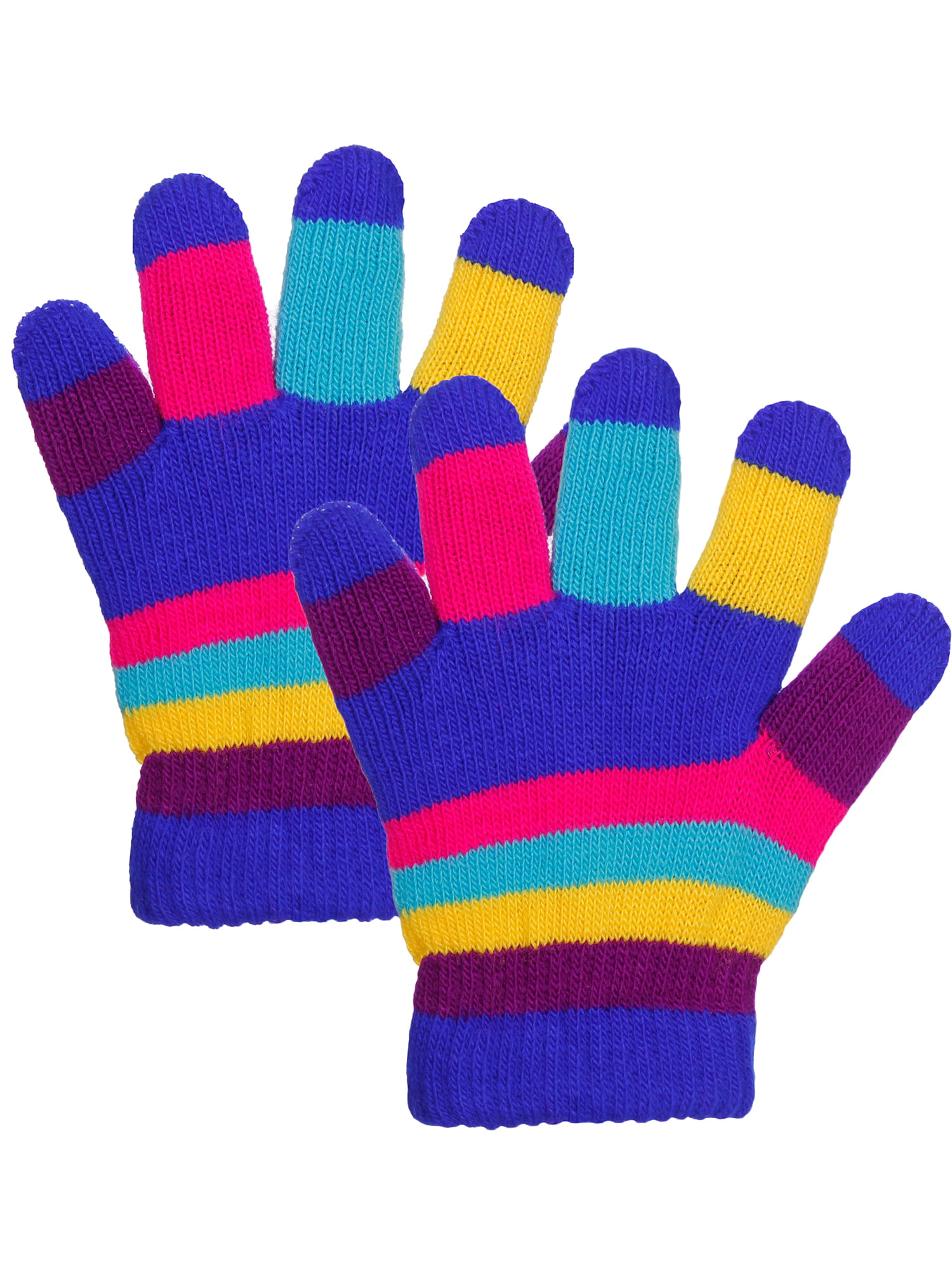 Emmalise Children Kids Winter Cold Weather Winter Knit Gloves - 3 - 8 ...