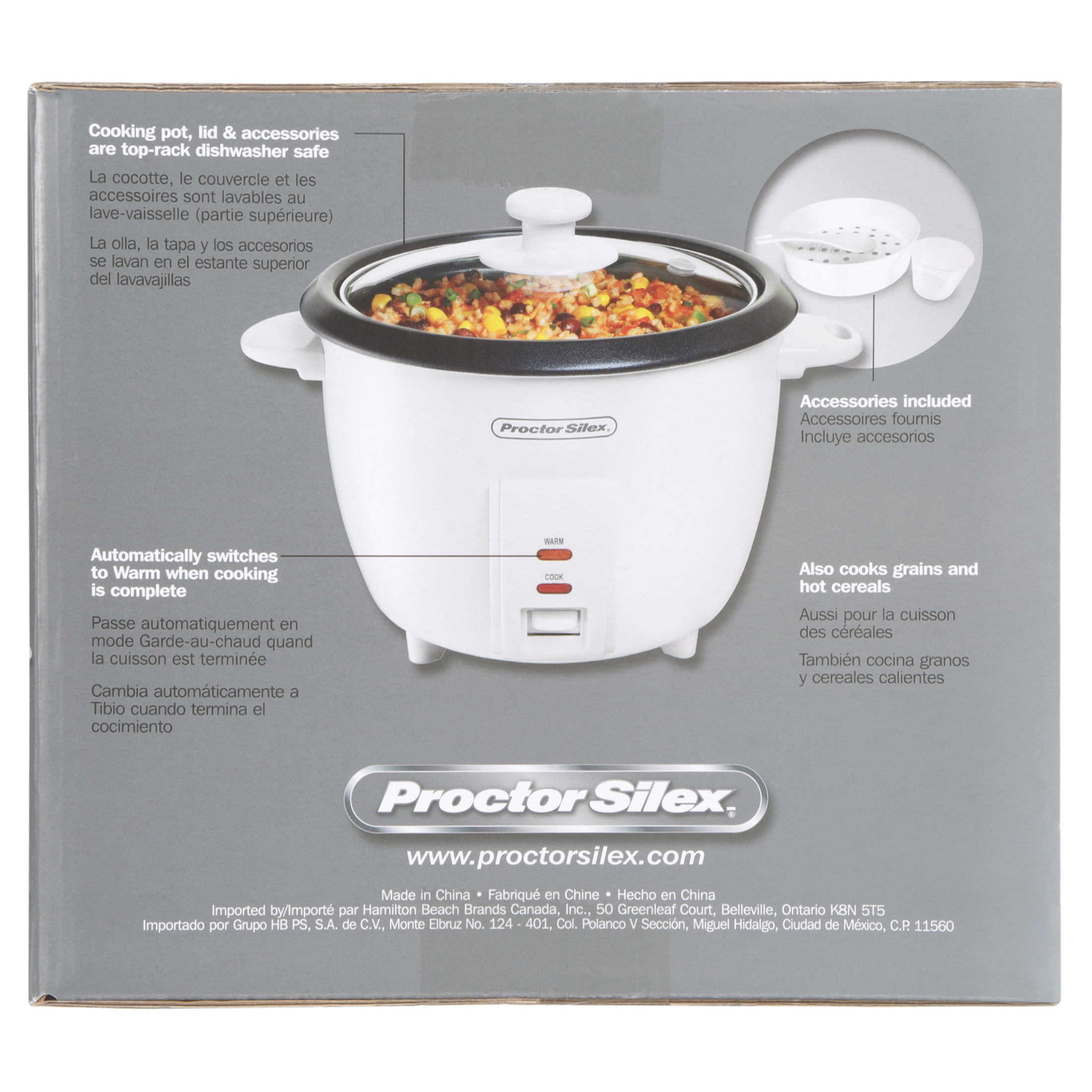 Proctor Silex 10 Cup Rice Cooker & Steamer