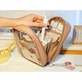 thumbnail image 1 of LNGOOR Back To School Season Large Capacity 3-layer Pencil Case With Transparent Design  Cute Bear Pattern  Ideal Stationery Pouch For Students Exam  Pen & Stationery Storage, 1 of 7