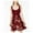 Burgundy, variant on TRIXXI Womens New Burgundy Pleated Sleeveless Empire Waist Dress 7 Juniors B B