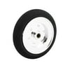 Black Ultralight Speed Tire Sponge Wheel 40 x 9mm for 3mm Shaft Dia RC Aircraft