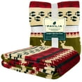 thumbnail image 3 of PAVILIA Christmas Throw Blanket | Red Christmas Holiday Fleece Blanket | Soft, Plush, Warm Winter Cabin Throw, 50x60 (Red Christmas), 3 of 9