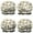 Cartoon Construction Vehicles, variant on Shower Caps,Cartoon Construction Vehicles Cones Gray Pattern Waterproof Shower Cap for Women 4 Pieces,Double Reusable Hair Cover for Shower PEVA Elastic Stretch Hem