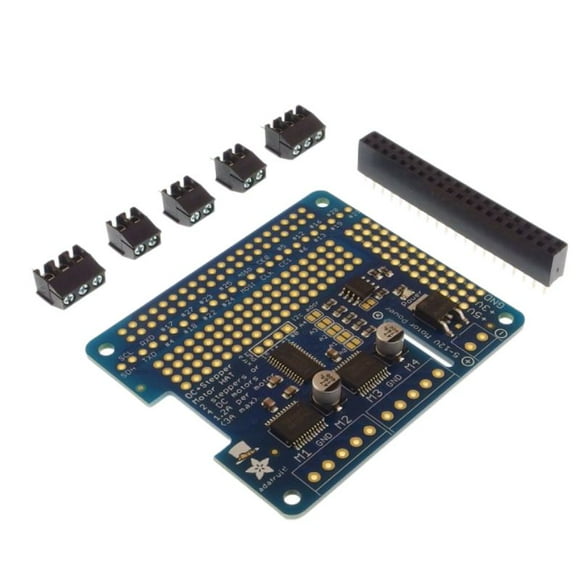RASPB-002348 - KIT de Chapeau Moteur STEPPER/DC 4 Canaux Framboise PI