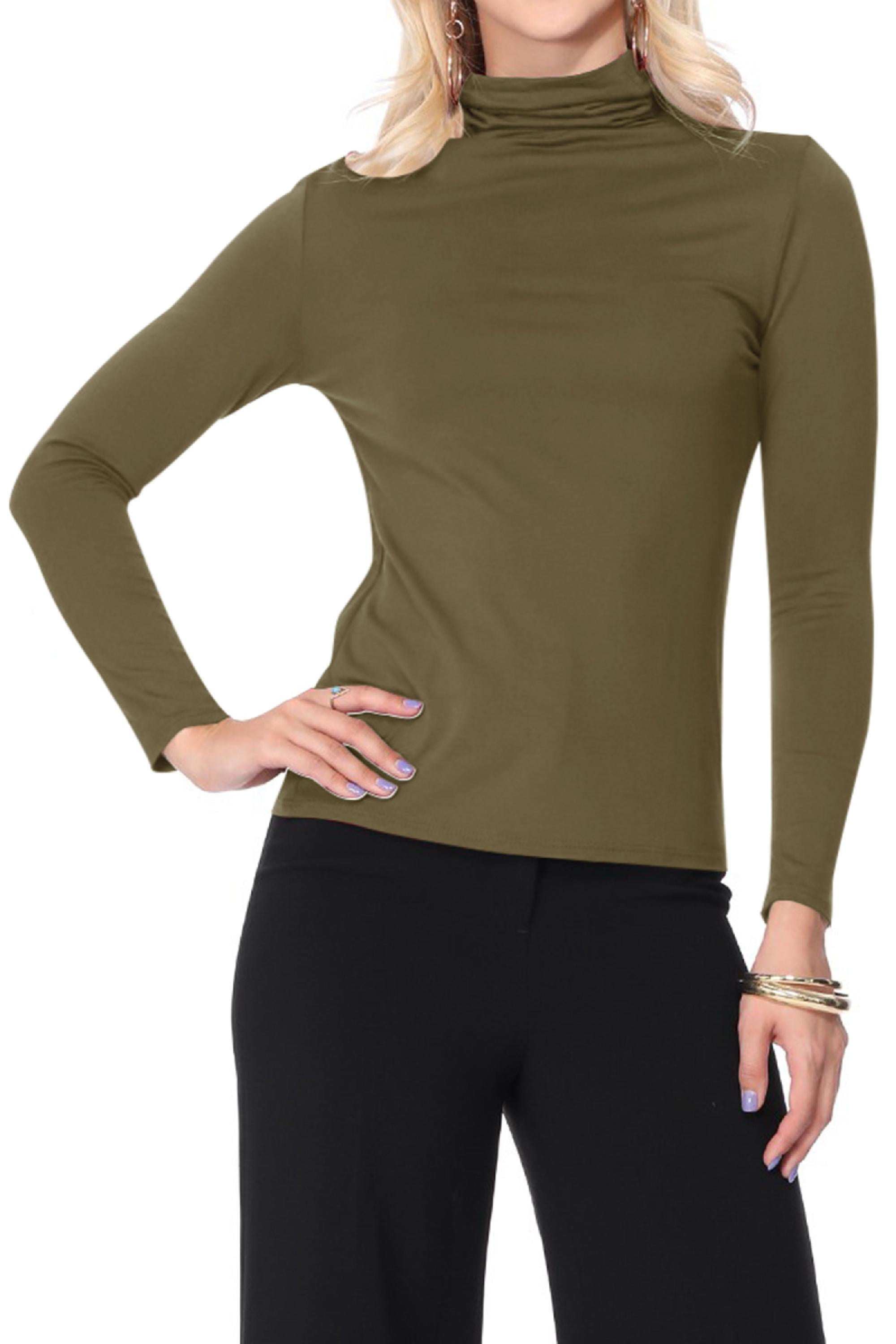 thin mock neck sweater
