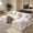 Beige, variant on XIZZI 107.9" Modular Sectional Sofa with Double Ottomans, Deep Seat Cloud Couch with Chenille Fabric, Dual Thick Cushions and Solid Wood Frame for Living Room-Oatmeal