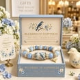 thumbnail image 5 of 2026 Limited Edition Hummingbird Strength Bracelet with Box, Inspirational Bluebird Beaded Jewelry for Women, Spring Blessings(Green Hummingbird), 5 of 6
