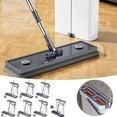 thumbnail image 2 of Heavy Duty Mop Cloth For Floor Cleaning Reusable Washable Durable Microfiber Pad Ideal For Room Home Kitchen Bathroom Cleaning Wipes Disposable Hair Sweeper Baseboard Mop A New Leaf Ups Super B Soap, 2 of 4
