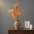 thumbnail image 6 of Dongrere Artificial Fall Branch with Maple Leaf & Pumpkin, Faux Autumn Decorative Stems for Thanksgiving Halloween Mantel Home Table Decor, 23.6 Inch, B, 6 of 7