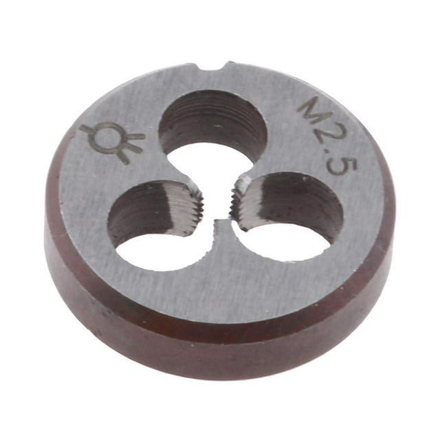 tredstone Metric Durable HSS Die Dies Threading Tool Precision and Dependability Silver M2.5 1Set