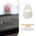 thumbnail image 4 of EXHUMKY BERTDOMD 1 Pair White Plastic Car A Pillar Speaker Mounting Spacer with Simple Design for Easy Installation, 4 of 5