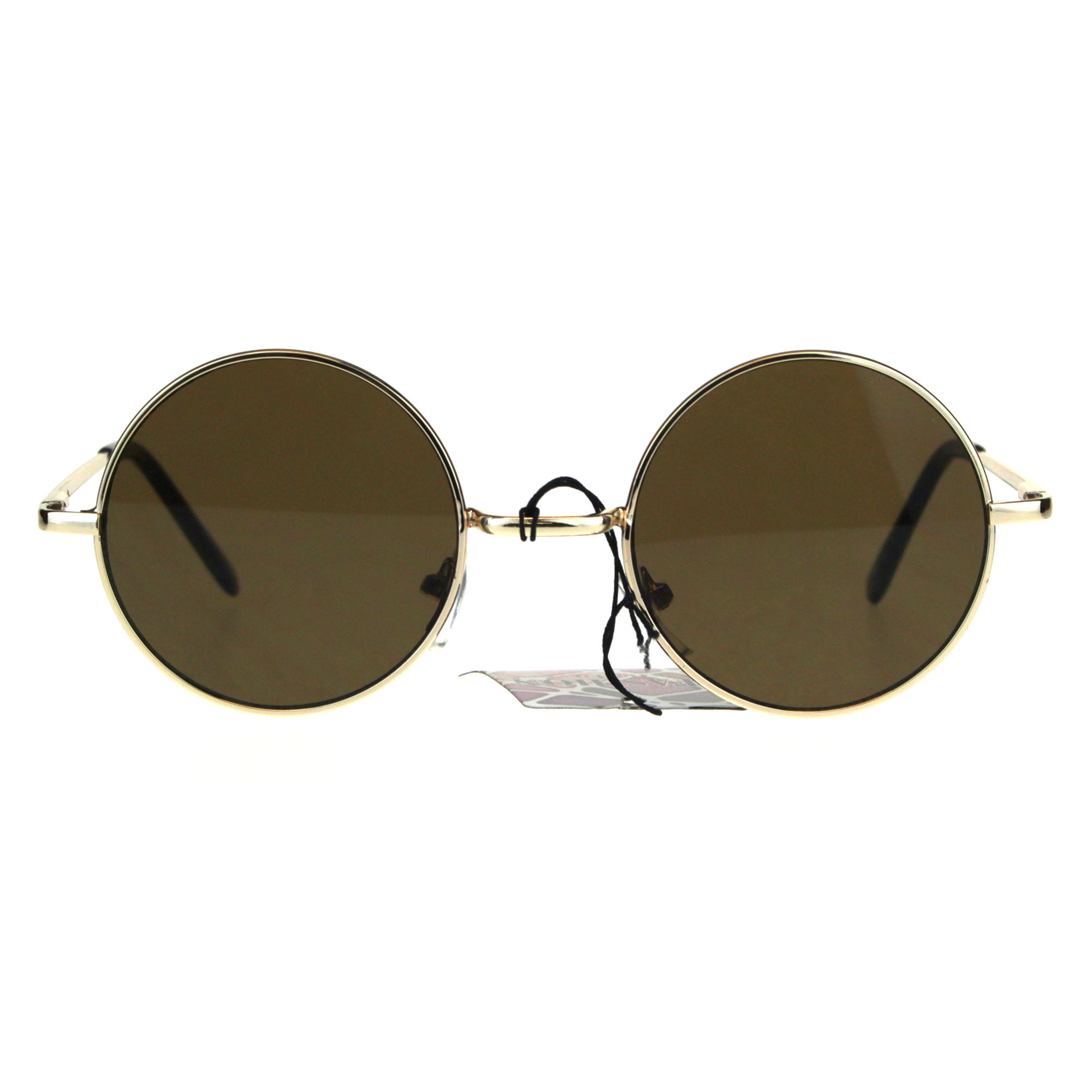 Gold 70's Glasses 