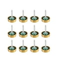 thumbnail image 3 of Uxcell Mirror Screws, Decorative Cap Fasteners Cover Nails, Electroplated, Bright Golden 12 pcs 0.63", 3 of 7