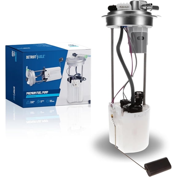 Detroit Axle - 4.3L Fuel Pump Module for 2007-2008 GMC Chevrolet Sierra Silverado 1500, Replacement Electrical Fuel Pump Module Assembly