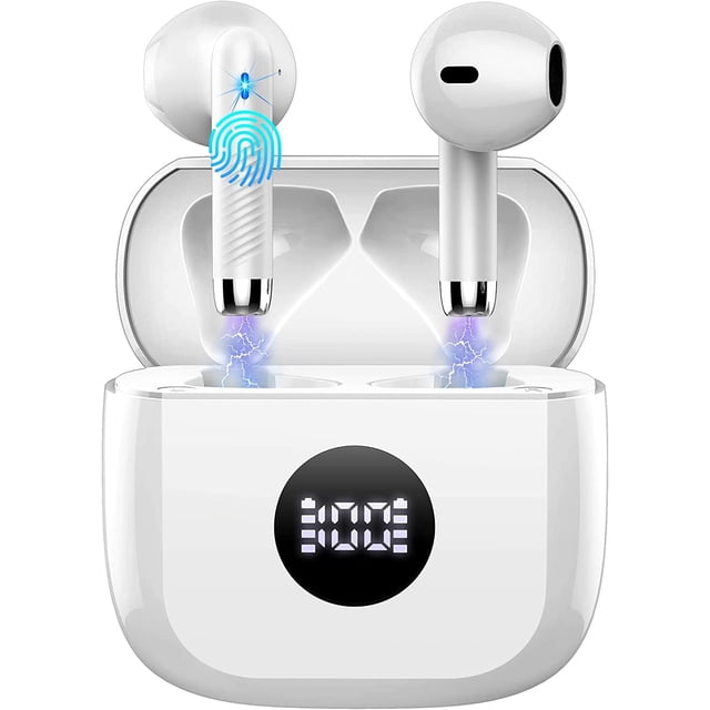 Auriculares inalámbricos Jxrev Bluetooth 5.4 con reproducción de 40 horas IP7