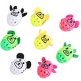 thumbnail image 4 of Cat Toy Bell Ball Cartoon Plastic Kitten Play Toy Pet Interactive Toy for Indoor, 4 of 8