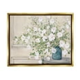thumbnail image 5 of Stupell Industries Geranium Tabletop Country Still Life Painting Blooming Flowers Metallic Gold Framed Floating Canvas Wall Art, 16x20, by Julia Purinton, 5 of 5